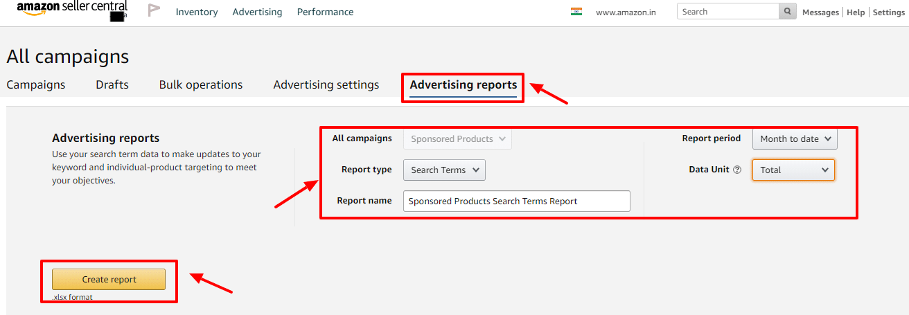 Advertising's Search Term Report