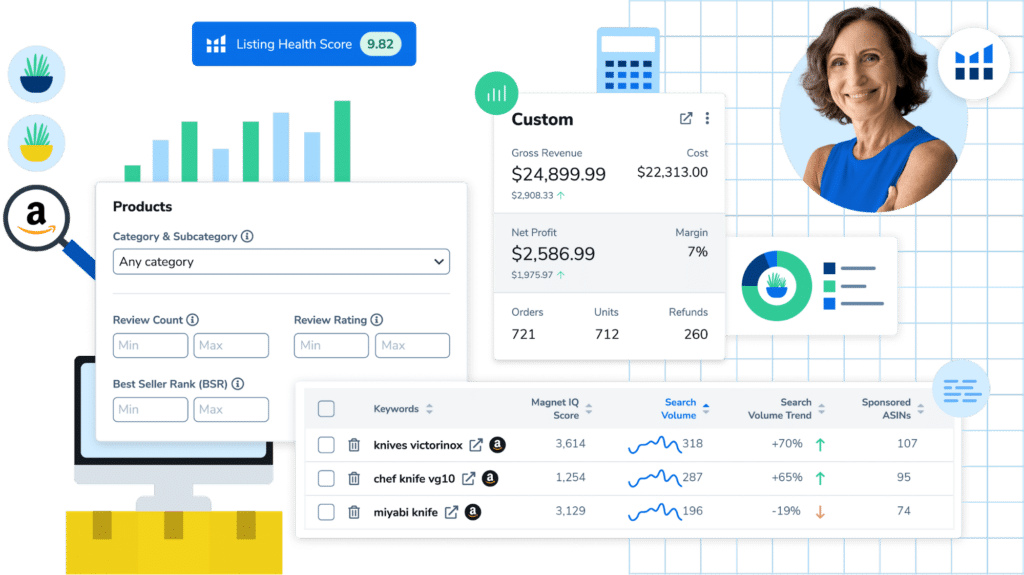 Helium 10 dashboard